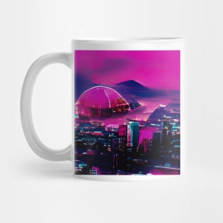 Futuristic Dome City Mug